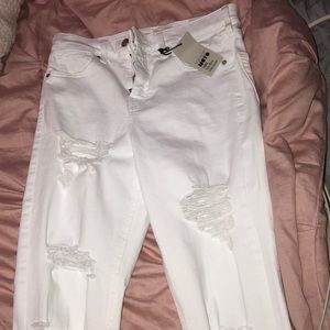 Jamie high waist ankle grazer jeans from topshop